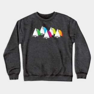 I-20 Scow Sailboats Racing Crewneck Sweatshirt